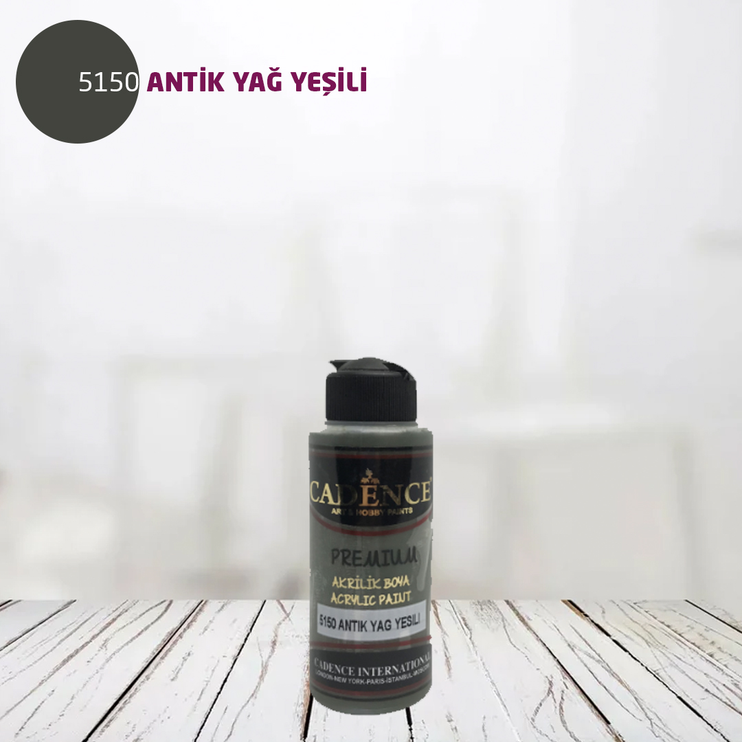 5150 Antik Yağ Yeşili Premium Akrilik 120ml